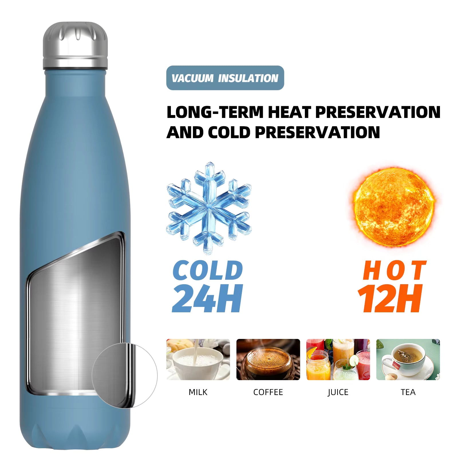 HeatMate Fles – Your Everyday Drink Companion (500ml)